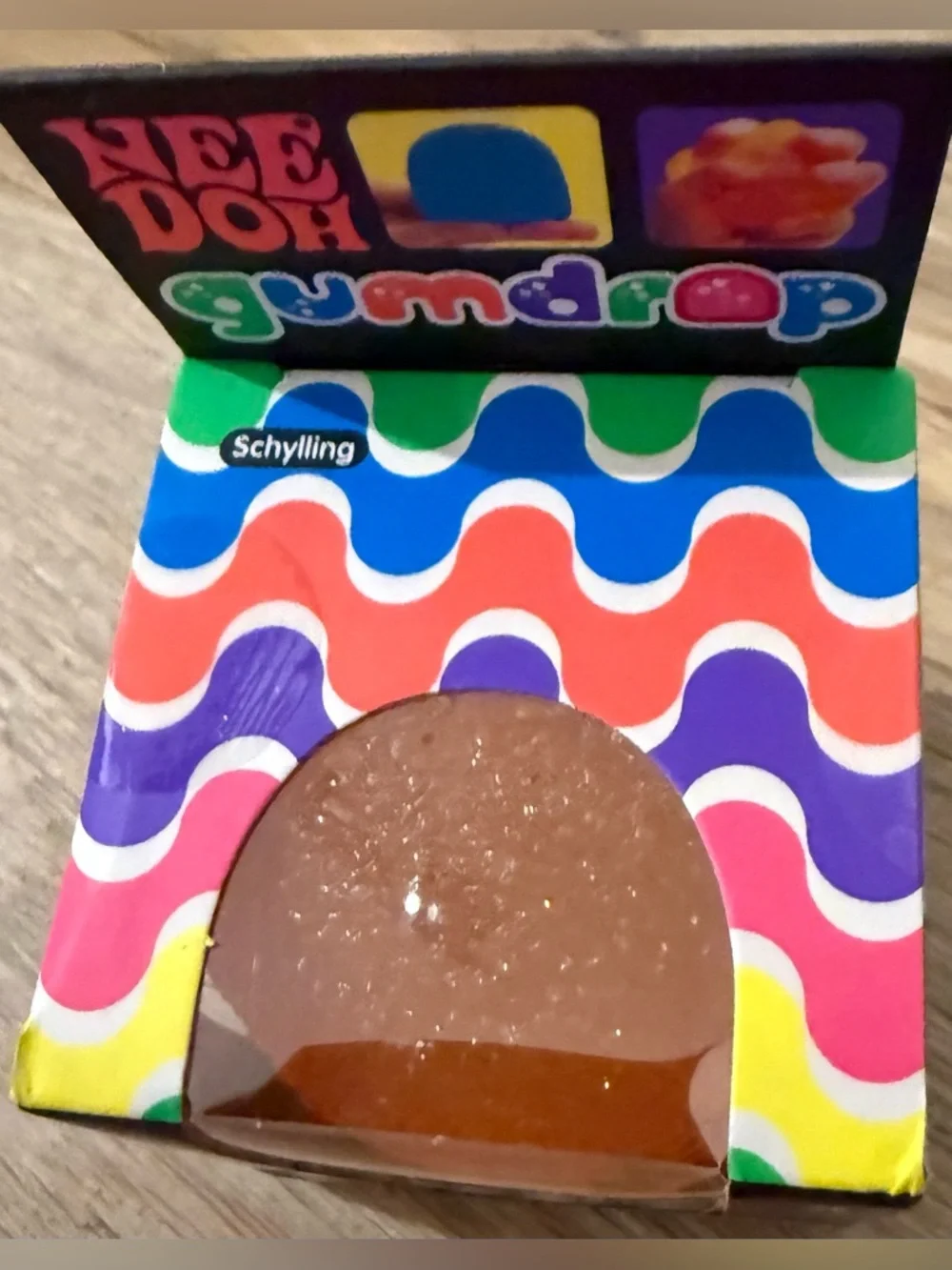 SCHYLLING NEEDOH  Orange GUMDROP Super Solid Squish Toy. Trending!! New In Box